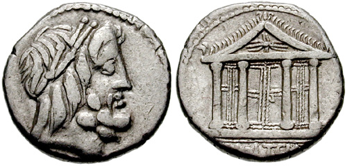 volteia roman coin denarius